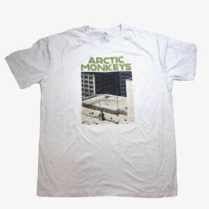 Arctic Monkeys The Car Photo Adult White Tour Shirt New 2XL